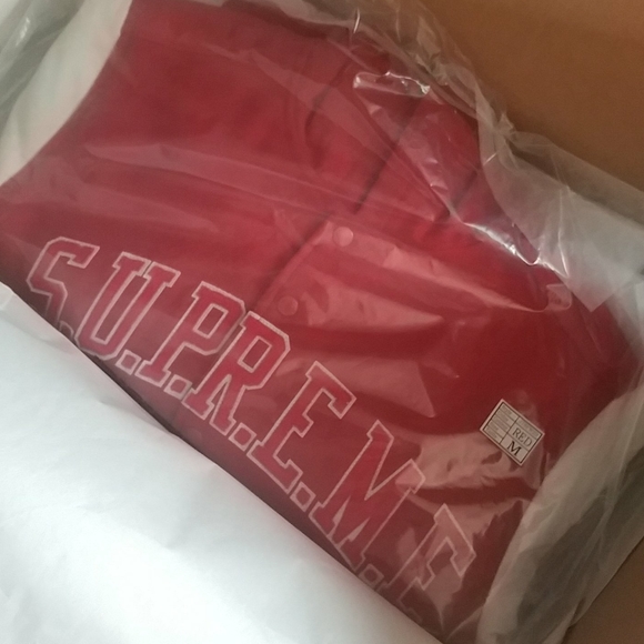 Supreme king hooded Varsity Jacket - Picture 6 of 6